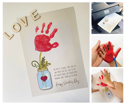 Valentine's Day MADE EASY!! Quick & Easy Printable Craft for Kids