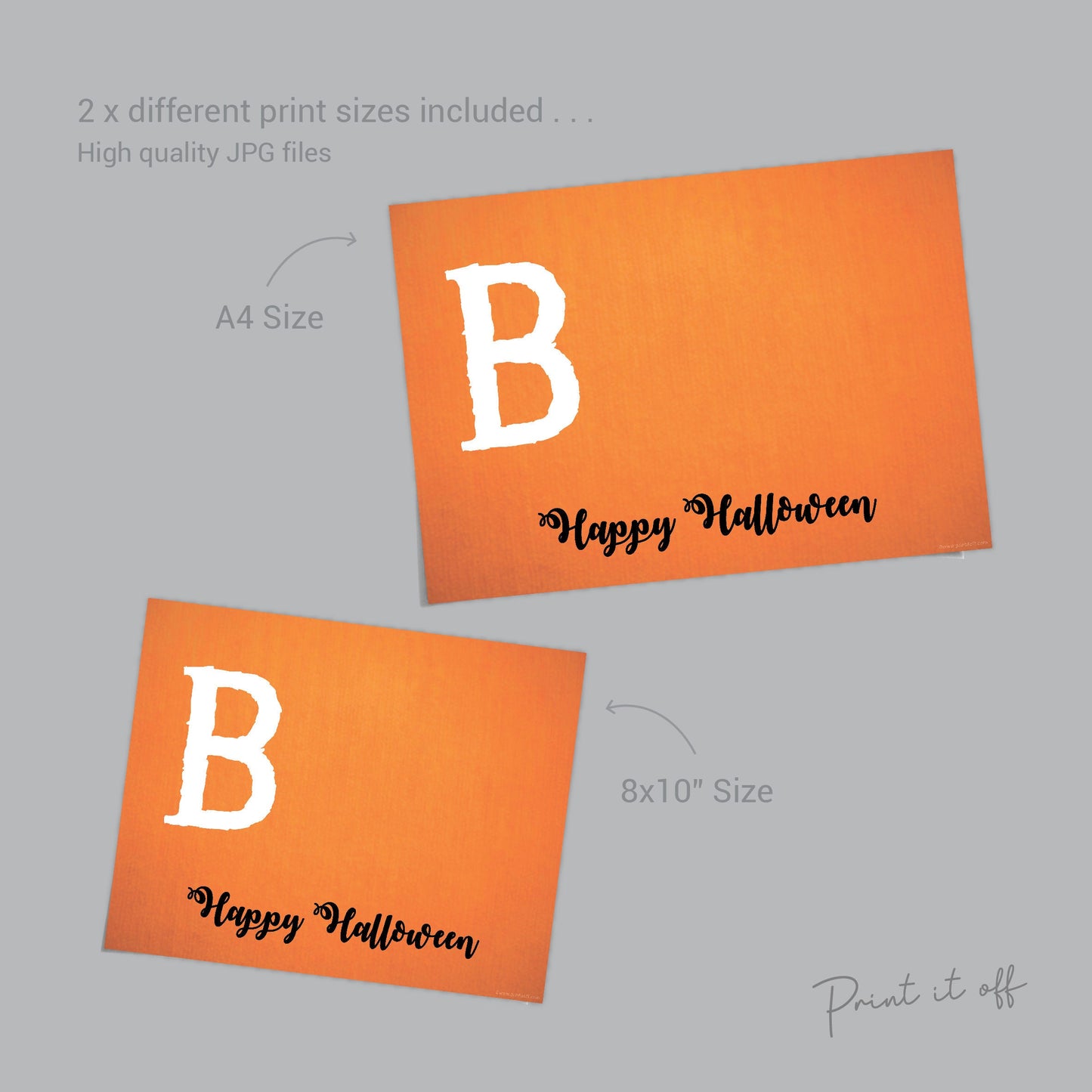 Boo Halloween Keepsake / Handprint Art Craft / Ghost / Happy Halloween / Baby Toddler Kid / Card Print DIY Sign 0026