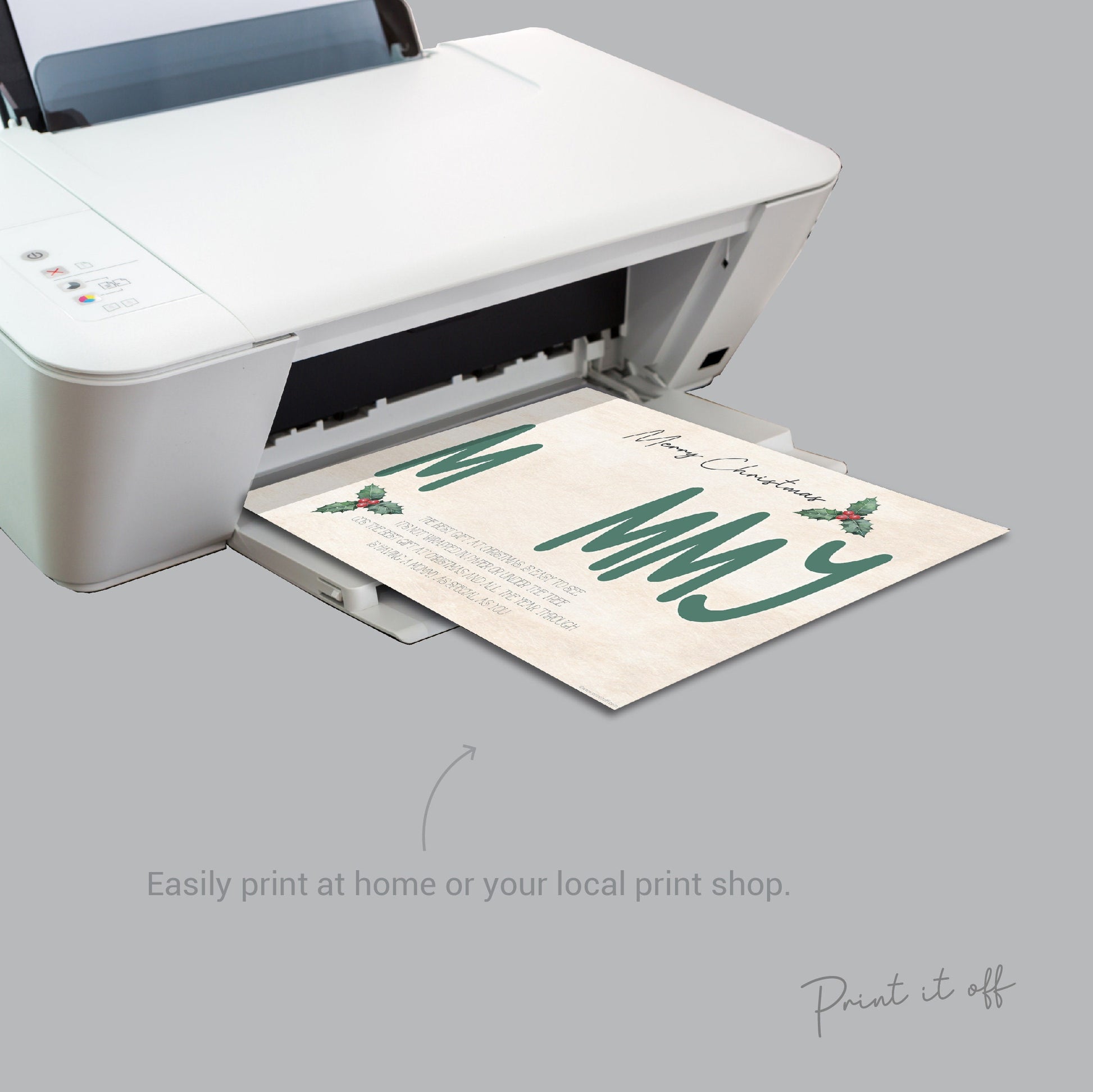 Mommy Mom Handprint Art Card / Christmas Xmas Handprint Craft / Baby Kids Toddler Hands Hand / First Xmas Keepsake Memory Print 0352