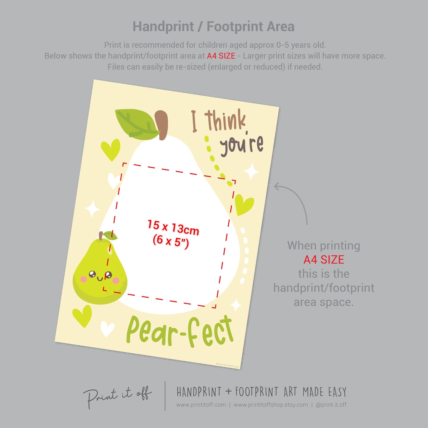 valentine's day handprint footprint art craft Print it off