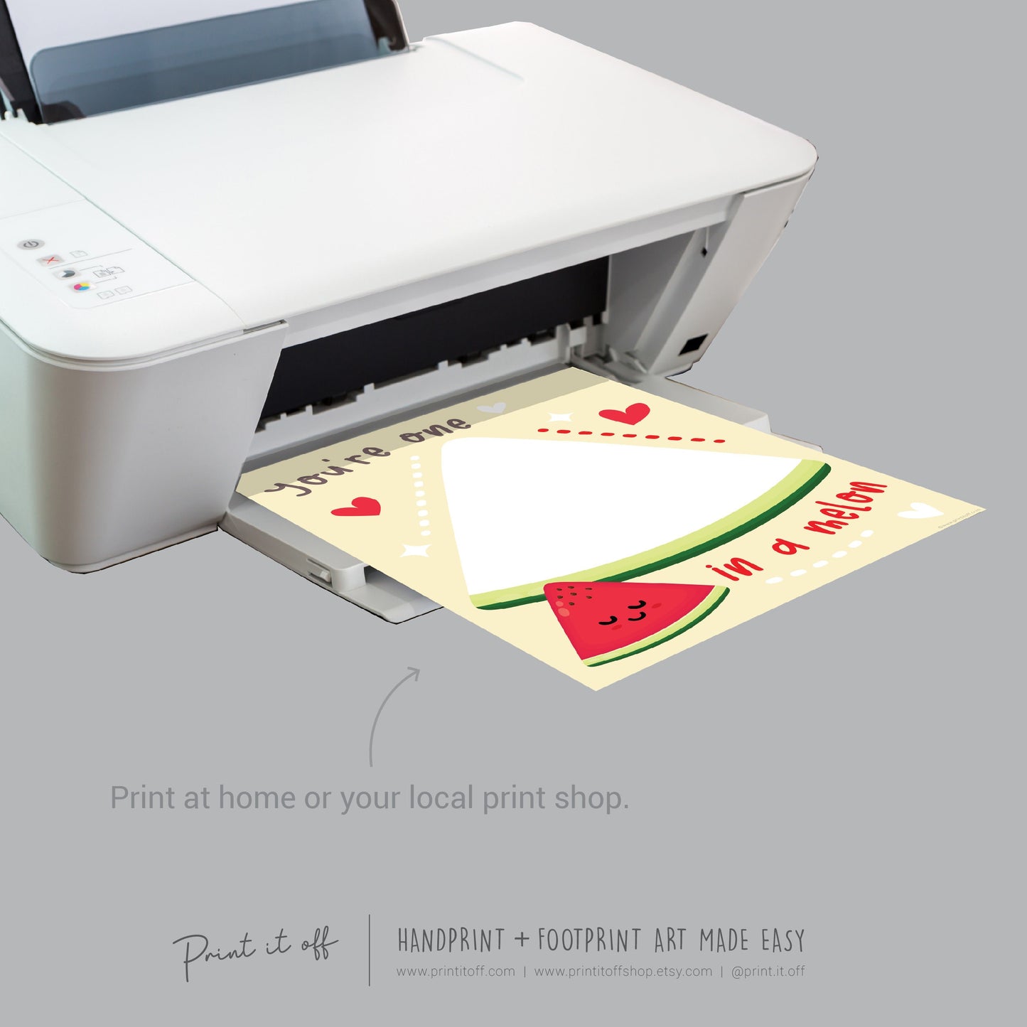 valentine's day handprint footprint art craft Print it off