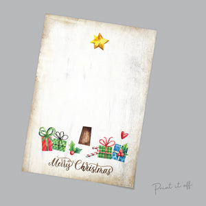 Christmas Pack x 10 Handprint Footprint Art