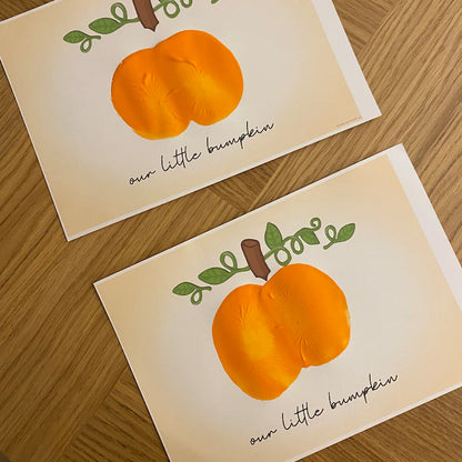 Baby Bumpkin Keepsake / Our Little Bumpkin / Pumpkin / Baby Toddler Bum Bottom / Halloween / Art Craft Print Decor 0073