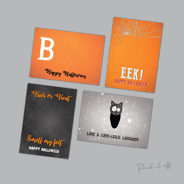 Halloween Handprint Footprint Pack / Craft Art Baby Toddler Kid / Hand Foot Keepsake Card Printable DIY Activity Keepsake Print it off