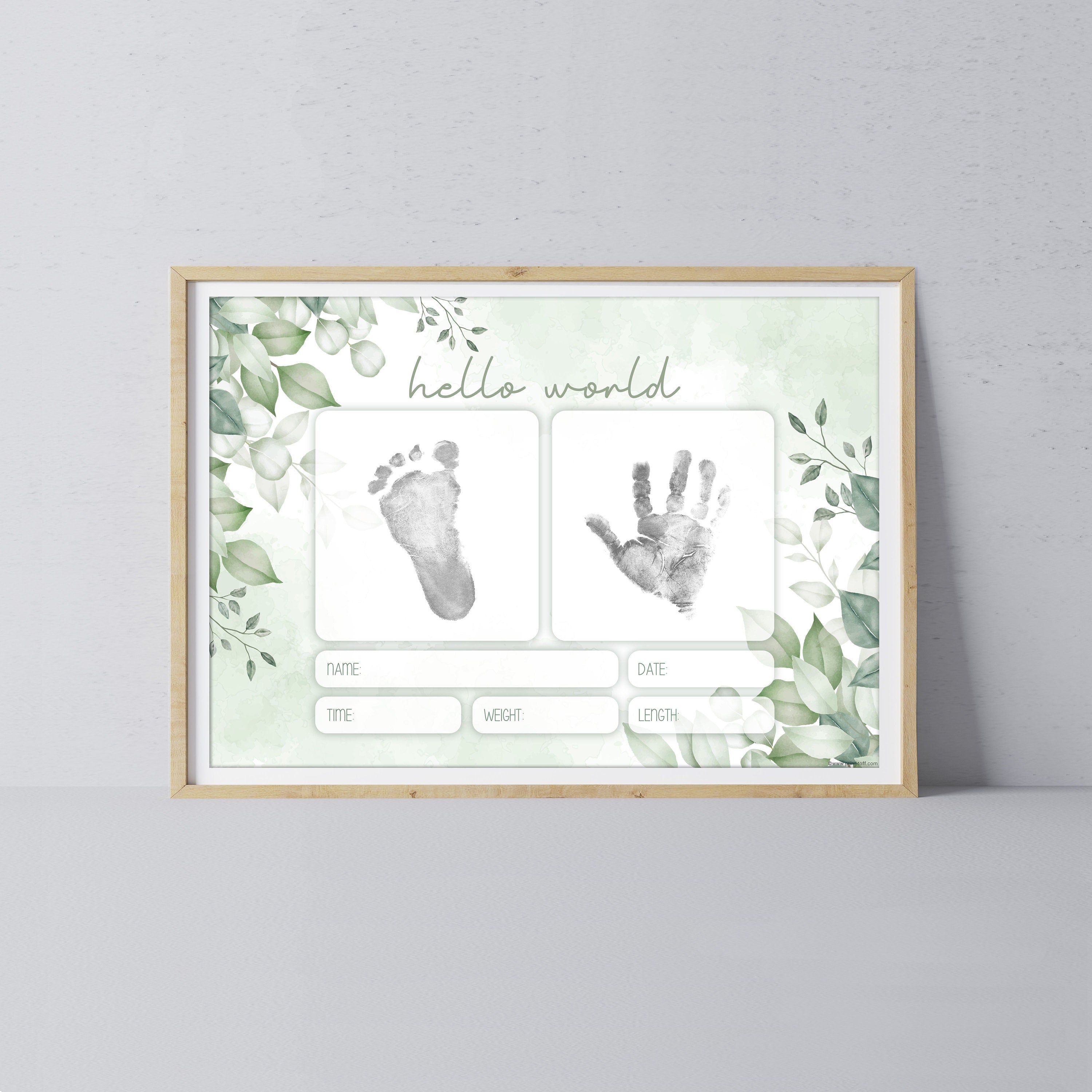 Newborn 2024 baby handprint