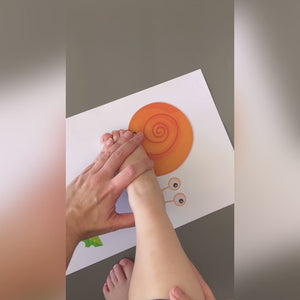 Animal Book Handprint Footprint Craft Art / Baby Toddler Child / Teacher Classroom Nursery Wall Decor Activity Card / Print It Off 0779