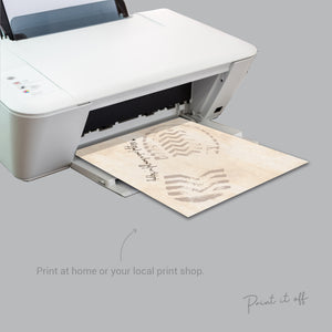 Daddy I'm Following in your Footsteps / Father's Day Dad / Boot Footprint Art / Kids Baby Toddler / Keepsake Craft DIY Card Print 0227