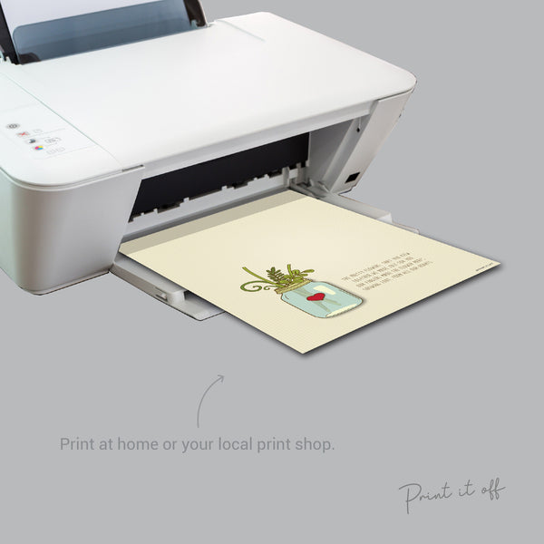 Two Flowers Jar Poem / Handprint Footprint Art / Kids Toddler Baby Siblings / Craft Gift Keepsake / Mom Mum Mother's Day / Grandparents 0002