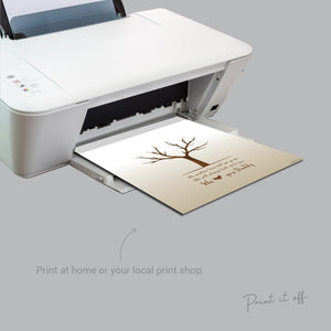 No Matter How Tall We Grow / Tree Handprint Art Craft / Fathers Day Daddy Dad / Kids Baby Toddler Keepsake / Print Card Gift Printable 0024