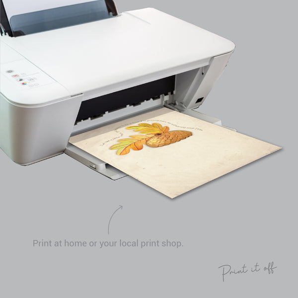 Acorn Autumn Poem / Just a Little Acorn Growing Every Day / Handprint Art Craft / Kids Baby Toddler Keepsake / Printable Print Card 0257