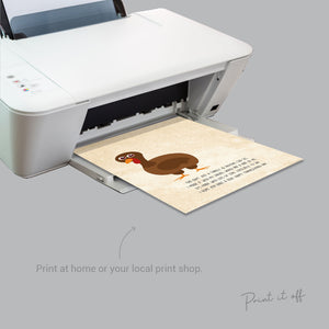 This Isn't Just A Turkey / Happy Thanksgiving Autumn / Handprint Art Craft DIY / Kids Toddler Baby Keepsake / Print Card 0124