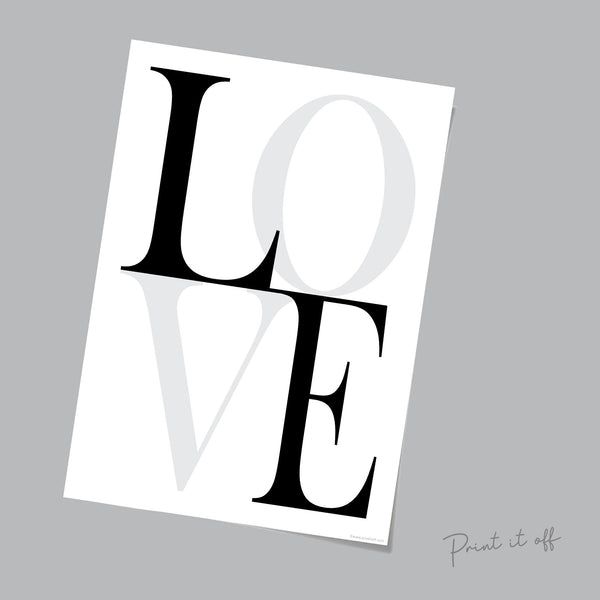 LOVE / Handprint Footprint Heart Love / Valentine's / Handprint DIY Craft Art / Baby Toddler / Keepsake Print / Nursery Wall Art Print 0158
