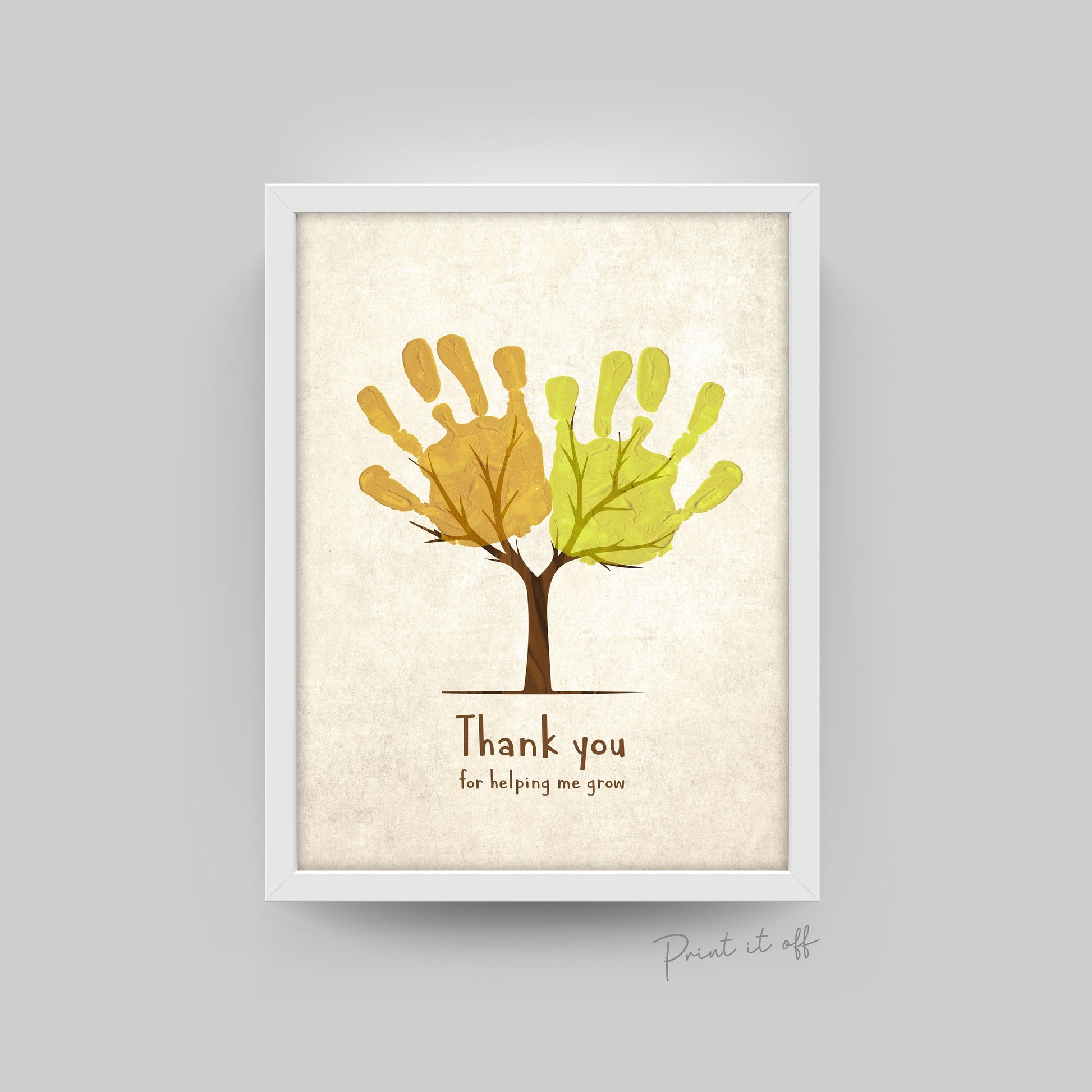 Thank You For Helping Me Grow Printable Editable Teacher Appreciation