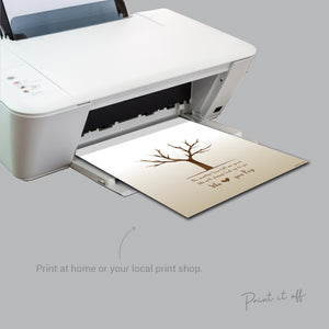 Handprint Art Craft / Pop Grandad / Fathers Day / Kids Baby Keepsake / No Matter How Tall We Grow / Tree Handprints / Printable Print 0022