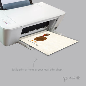 My First Thanksgiving / Happy Thanksgiving Turkey / Handprint Art Craft / Kids Toddler Baby Keepsake / Printable Print DIY Memory Card 0126