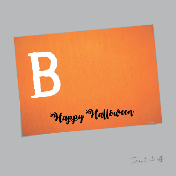 Boo Halloween Keepsake / Handprint Art Craft / Ghost / Happy Halloween / Baby Toddler Kid / Card Print DIY Sign 0026