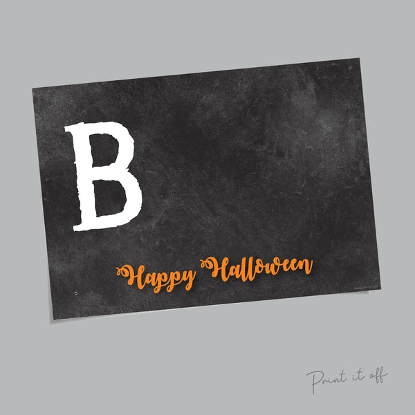 Halloween Keepsake / Handprint Art / Boo Happy Halloween / Baby Toddler Kid / Footprint Art Craft / Card Print Printable 0056