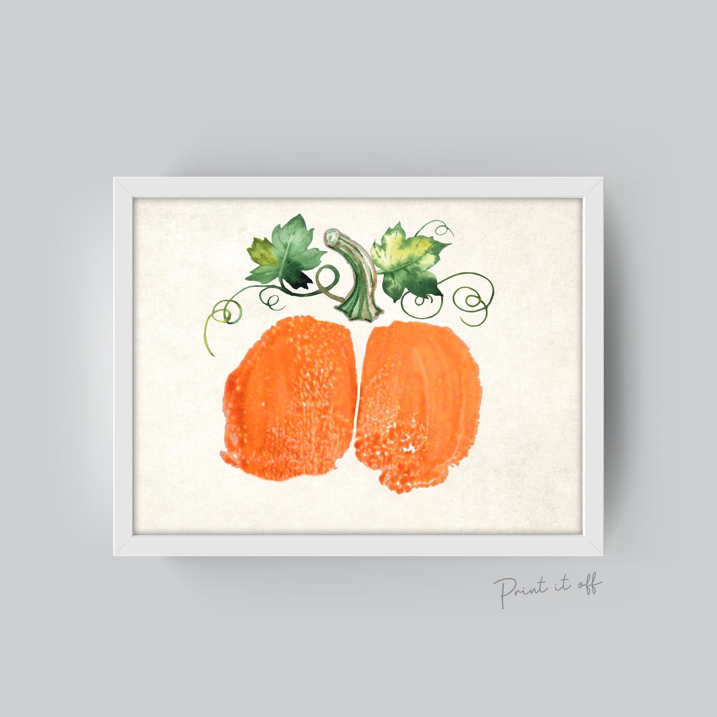 Baby Bottom Print / Pumpkin Bum-kin Bumpkin / Thanksgiving / Baby Bum Butt Art / Newborn Baby Toddler / Keepsake 0320