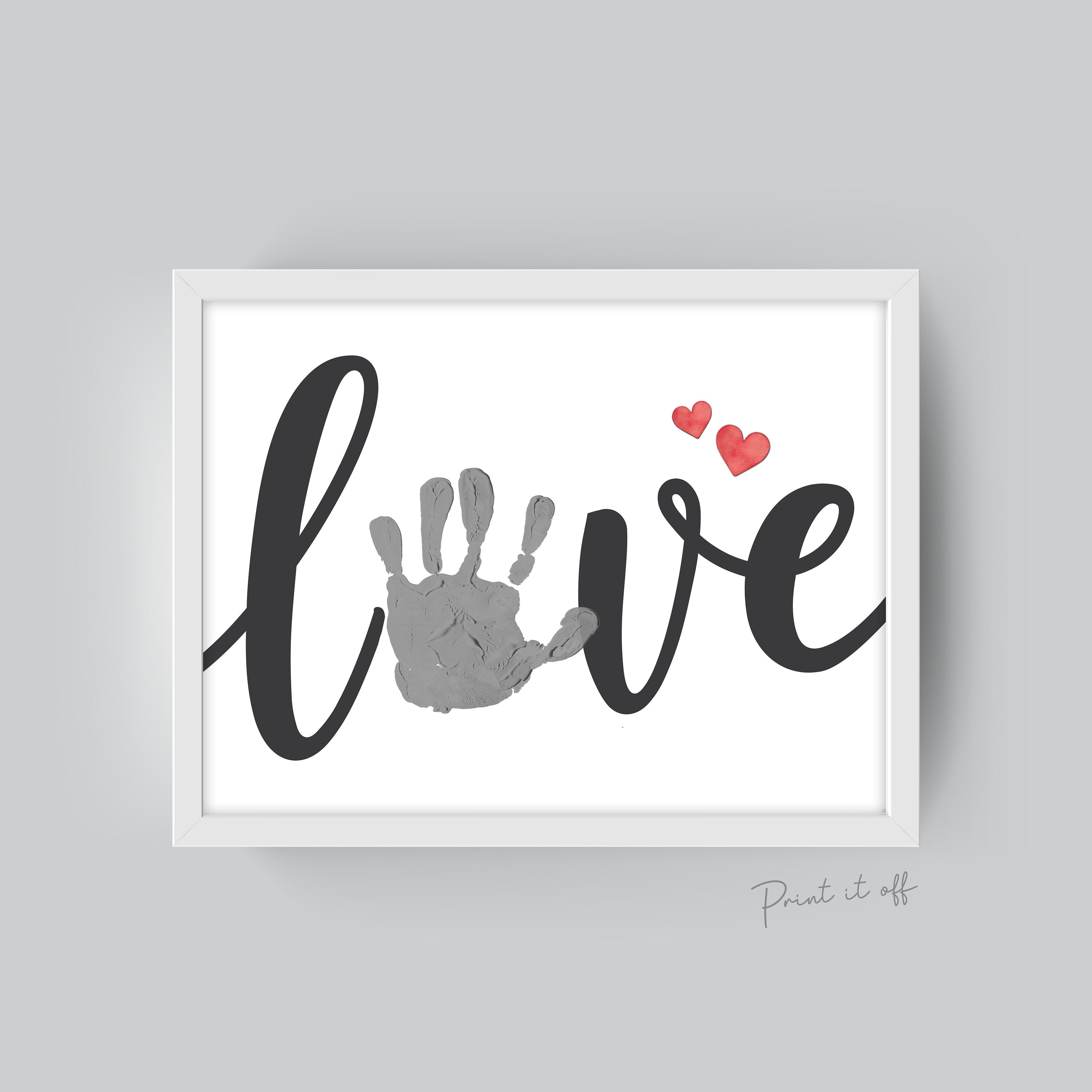 Diy store baby handprint