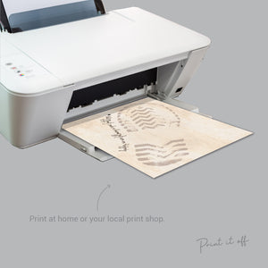 Daddy, We Are Following In Your Footsteps Footprints / Art Craft Dad Father's Day Birthday / Kids Baby Gift Card / PRINT IT OFF 0486