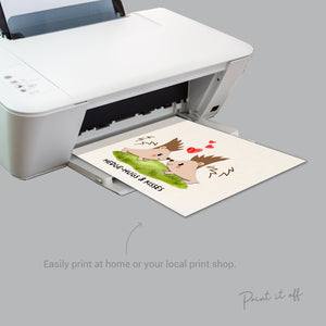 Hedge-Hugs & Kisses Handprint Art Craft / Valentines Love Thanksgiving Fall Autumn / Hedgehog / Kids Toddler Baby Card / Print It Off 0564