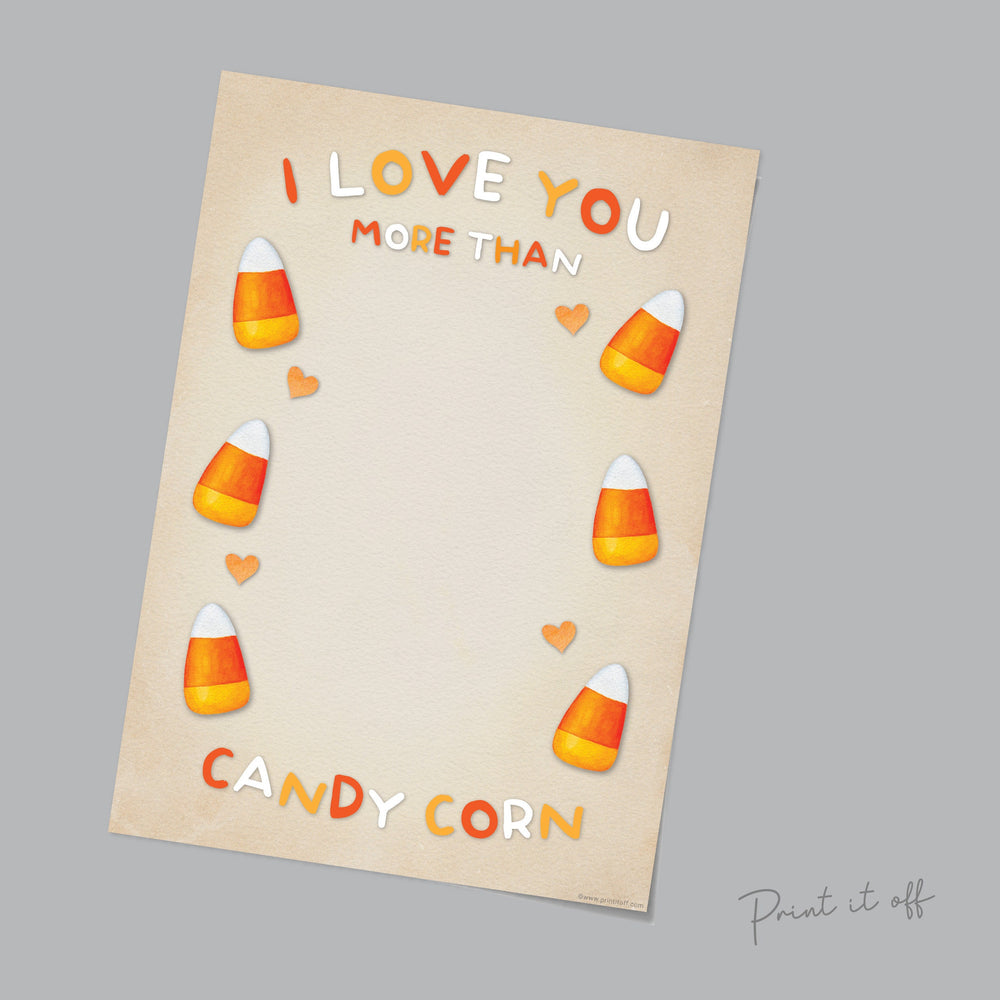 Candy Corn Halloween Footprint First 1st Baby Halloween Feet Art Craft Handprint Card Memory DIY Activity Gift Keepsake / Print It Off 0608