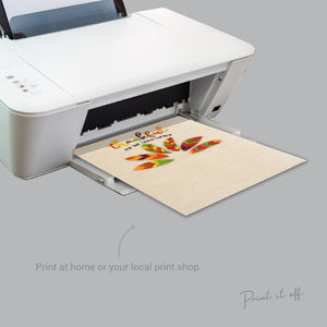 Thankful for our Little Turkey / Footprint Art Craft / Happy First Thanksgiving / Kids Baby Keepsake Memory DIY / Printable Print Card 0594