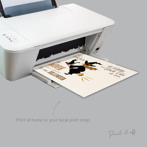 Halloween Footprint Handprint Art Craft / Kids Toddler Baby Card DIY Memory Activity Decoration Keepsake Printable / Print It Off 0621