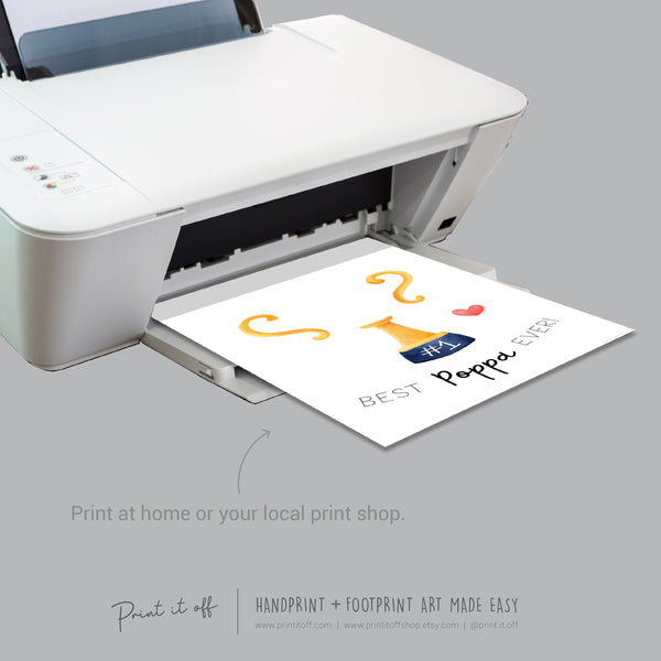 Trophy #1 Poppa Pop Handprint Art Craft