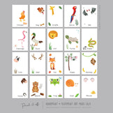 Animal Book - Handprint Footprint Craft Art - PRINT IT OFF