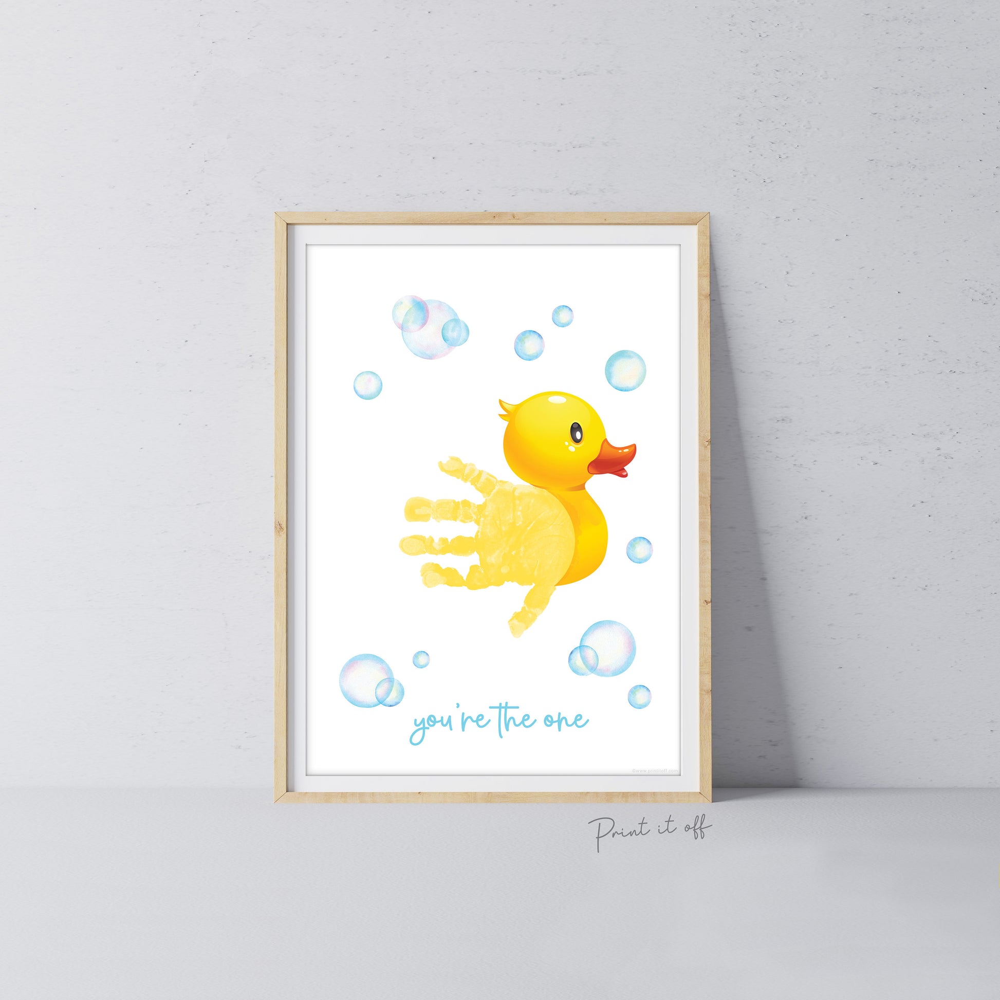Printable Rubber Duck Paper Craft