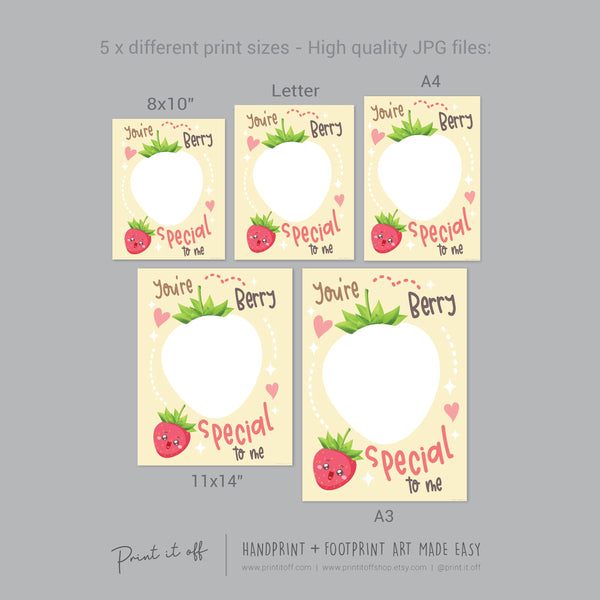 valentine's day handprint footprint art craft Print it off