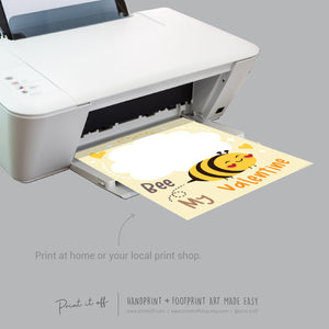 valentine&#39;s day handprint footprint art craft Print it off