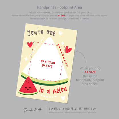 valentine&#39;s day handprint footprint art craft Print it off