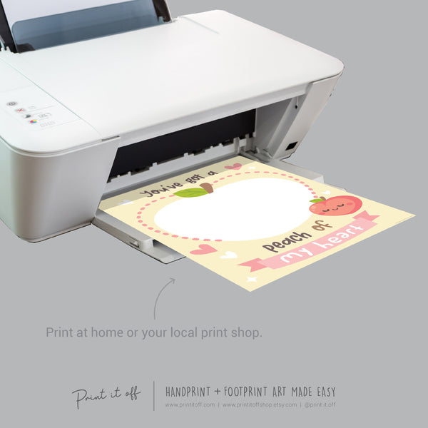 valentine&#39;s day handprint footprint art craft Print it off