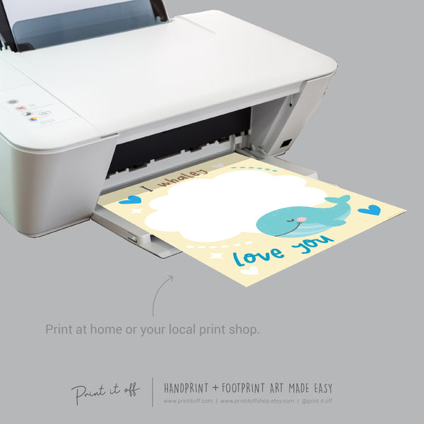 valentine&#39;s day handprint footprint art craft Print it off