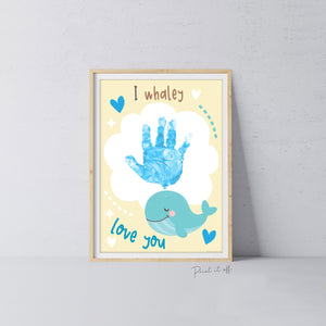 valentine's day handprint footprint art craft Print it off